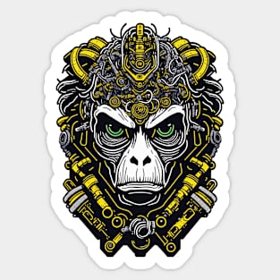 Techno Apes Sticker